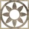 Ekena Millwork Blume Architectural Grde PVC Pierced Ceiling Medallion, Antiqued Pale Gold, 22"OD x 7 5/8"ID x 3/4"P CMPP22BLAPG - alternate 1